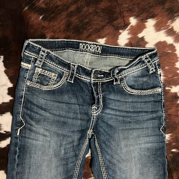 rock and roll boot cut jeans - Picture 2 of 7